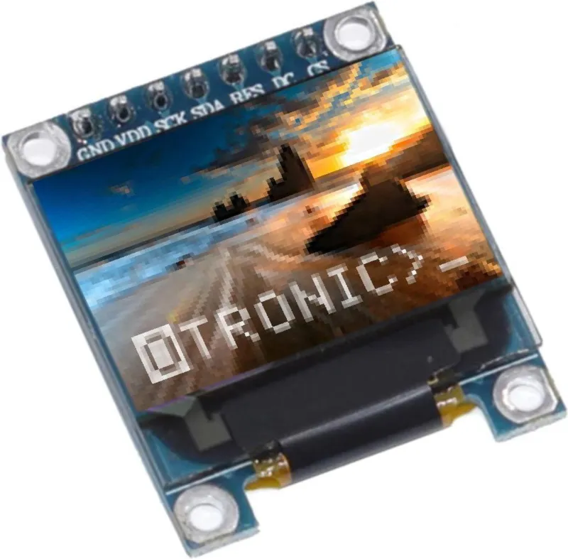 Mini display OLED RGB a colori pieni 0.95 inch 96x64 pixels SPI