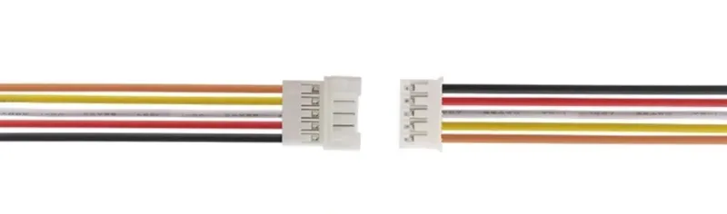 Set connettore pigtail Micro JST PH 5 pin maschio femmina