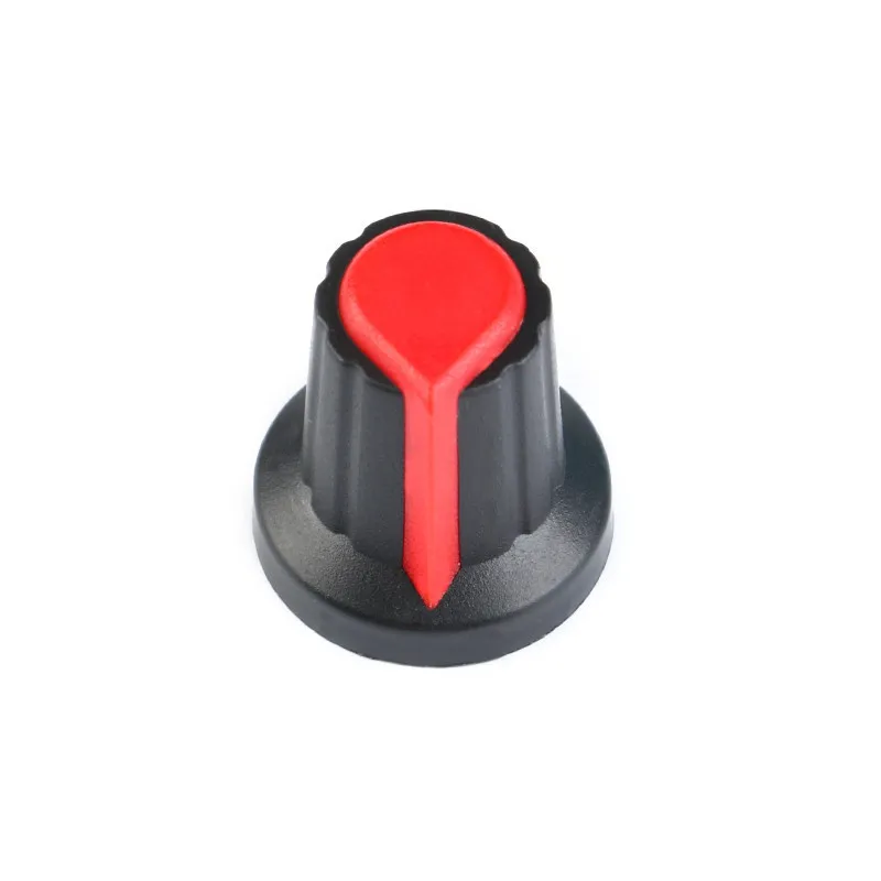 Manopola per potenziometro Rosso 15mm 17mm