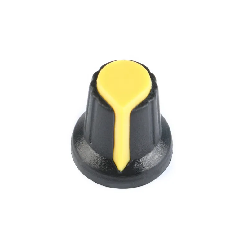 Manopola per potenziometro Gialla 15mm 17mm
