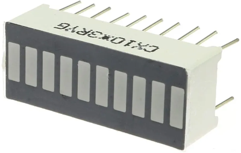Barra LED a 10 segmenti Bianco